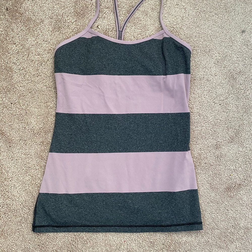 Lululemon Striped Tank Size 8